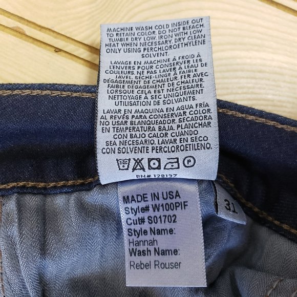 NWT Siwy Jeans Size 31 Hanna Slim Crop in Dark Rebel Rouser Wash Stretch RP $168 - Picture 14 of 14